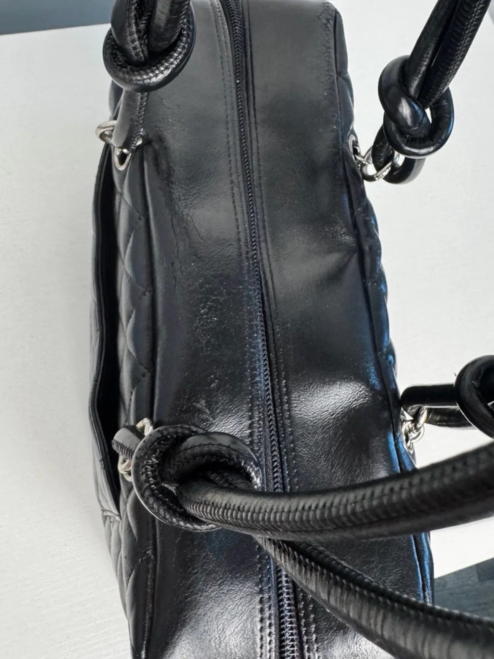 Chanel Cambon Bowler reporter Bag classic flap mini